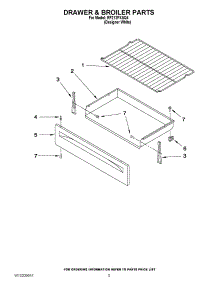 04 - Drawer & Broiler Parts parts for Whirlpool Range RF212PXSQ4 from AppliancePartsPros.com