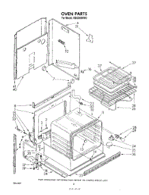 03 - Section parts for Whirlpool Range RS6300XKW3 from AppliancePartsPros.com