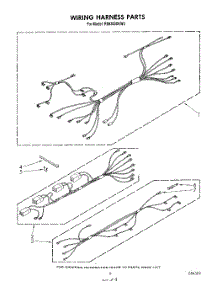 06 - Wiring Harness parts for Whirlpool Range RS6300XKW3 from AppliancePartsPros.com