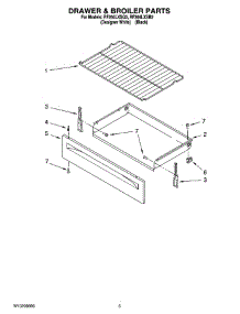 04 - Drawer & Broiler Parts parts for Whirlpool Range RF264LXSQ3 from AppliancePartsPros.com
