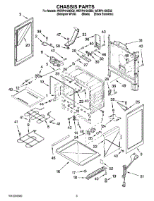 03 - Chassis Parts parts for Whirlpool Range WERP4120SS2 from AppliancePartsPros.com