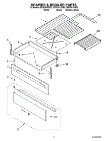 02 - Drawer & Broiler Parts parts for Whirlpool Range GERC4110SS2 from AppliancePartsPros.com
