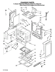 04 - Chassis Parts parts for Whirlpool Range SF265LXTT2 from AppliancePartsPros.com