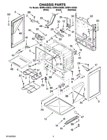03 - Chassis Parts parts for Whirlpool Range GERP4120SB2 from AppliancePartsPros.com