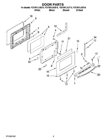 04 - Door Parts parts for Whirlpool Range YGY397LXUT10 from AppliancePartsPros.com