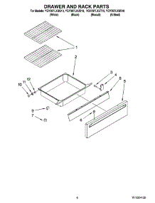 05 - Drawer And Rack Parts, Optional Parts (Not Included) parts for Whirlpool Range YGY397LXUB10 from AppliancePartsPros.com