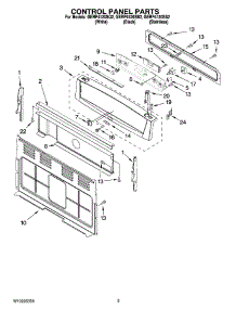 04 - Control Panel Parts parts for Whirlpool Range GERP4120SS2 from AppliancePartsPros.com