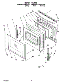 05 - Door Parts, Optional Parts parts for Whirlpool Range GERP4120SS2 from AppliancePartsPros.com