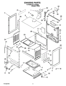 04 - Chassis Parts parts for Whirlpool Range SF111PXSQ2 from AppliancePartsPros.com