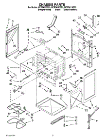 03 - Chassis Parts parts for Whirlpool Range WERP4110SS3 from AppliancePartsPros.com