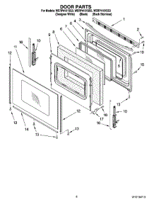 05 - Door Parts, Optional Parts parts for Whirlpool Range WERP4101SQ3 from AppliancePartsPros.com