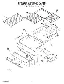 04 - Drawer & Broiler Parts parts for Whirlpool Range GR773LXSS2 from AppliancePartsPros.com