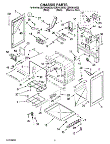 03 - Chassis Parts parts for Whirlpool Range GERC4120SQ2 from AppliancePartsPros.com