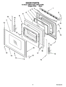 05 - Door Parts, Optional Parts parts for Whirlpool Range WERC4101SQ3 from AppliancePartsPros.com