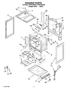 03 - Chassis Parts parts for Whirlpool Range WERE3000SQ2 from AppliancePartsPros.com