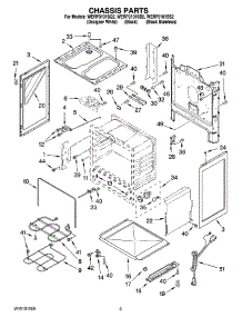 03 - Chassis Parts parts for Whirlpool Range WERP3101SB2 from AppliancePartsPros.com