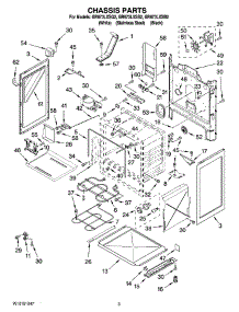 03 - Chassis Parts parts for Whirlpool Range GR673LXSB2 from AppliancePartsPros.com