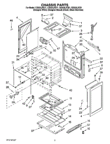 04 - Chassis Parts parts for Whirlpool Range GS563LXST1 from AppliancePartsPros.com