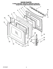 06 - Door Parts, Optional Parts (Not Included) parts for Whirlpool Range GS563LXSS1 from AppliancePartsPros.com