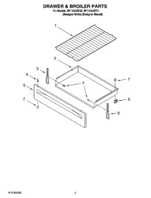 04 - Drawer & Broiler Parts parts for Whirlpool Range RF110AXST2 from AppliancePartsPros.com