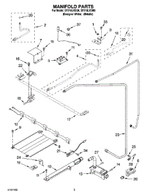 03 - Manifold Parts parts for Whirlpool Range SF216LXSQ0 from AppliancePartsPros.com