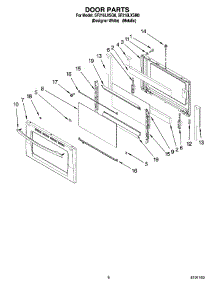 06 - Door Parts, Optional Parts (Not Included) parts for Whirlpool Range SF216LXSQ0 from AppliancePartsPros.com