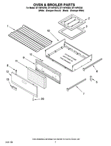 05 - Oven & Broiler Parts parts for Whirlpool Range SF114PXSB0 from AppliancePartsPros.com
