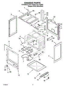 03 - Chassis Parts parts for Whirlpool Range RF111PXSW0 from AppliancePartsPros.com