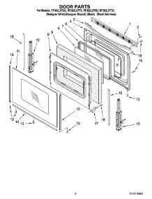 05 - Door Parts, Optional Parts (Not Included) parts for Whirlpool Range RF362LXTT3 from AppliancePartsPros.com
