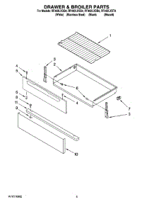 04 - Drawer & Broiler Parts parts for Whirlpool Range RF462LXST4 from AppliancePartsPros.com
