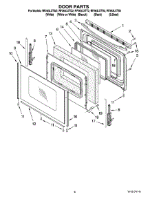 05 - Door Parts, Optional Parts (Not Included) parts for Whirlpool Range RF263LXTB2 from AppliancePartsPros.com