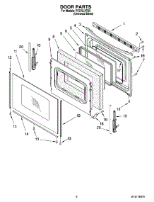 05 - Door Parts, Optional Parts (Not Included) parts for Whirlpool Range RF272LXTD3 from AppliancePartsPros.com