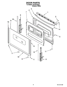 05 - Door Parts, Optional Parts (Not Included) parts for Whirlpool Range RF212PXSQ3 from AppliancePartsPros.com