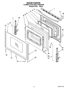 05 - Door Parts, Optional Parts (Not Included) parts for Whirlpool Range RF264LXSQ2 from AppliancePartsPros.com