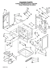 03 - Chassis Parts parts for Whirlpool Range RF262LXSQ4 from AppliancePartsPros.com