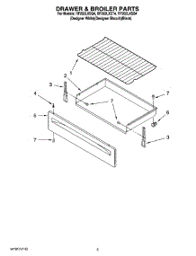 04 - Drawer & Broiler Parts parts for Whirlpool Range RF262LXSQ4 from AppliancePartsPros.com