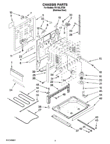 03 - Chassis Parts parts for Whirlpool Range RY160LXTS0 from AppliancePartsPros.com