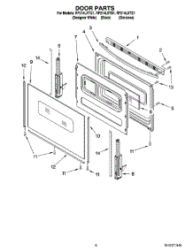05 - Door Parts, Optional Parts (Not Included) parts for Whirlpool Range RF214LXTS1 from AppliancePartsPros.com