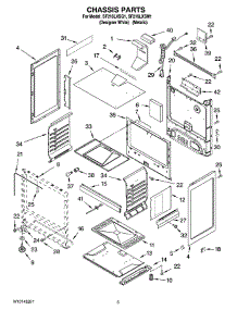 04 - Chassis Parts parts for Whirlpool Range SF216LXSM1 from AppliancePartsPros.com