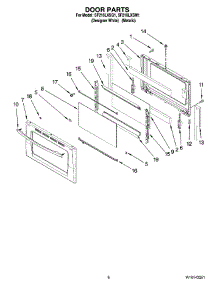 06 - Door Parts, Optional Parts (Not Included) parts for Whirlpool Range SF216LXSM1 from AppliancePartsPros.com