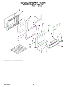 04 - Door And Rack Parts, Optional Parts (Not Included) parts for Whirlpool Range RS160LXTB0 from AppliancePartsPros.com