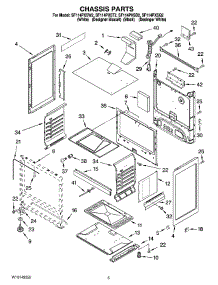 04 - Chassis Parts parts for Whirlpool Range SF114PXSB2 from AppliancePartsPros.com
