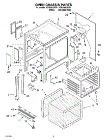 03 - Oven Chassis Parts parts for Whirlpool Range YGR556LRKP1 from AppliancePartsPros.com
