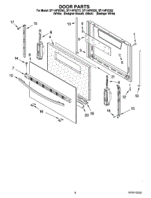 06 - Door Parts, Optional Parts (Not Included) parts for Whirlpool Range SF114PXSW2 from AppliancePartsPros.com