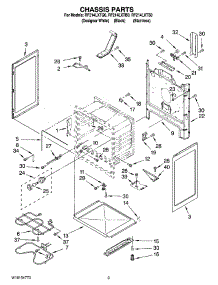 03 - Chassis Parts parts for Whirlpool Range RF214LXTQ0 from AppliancePartsPros.com
