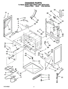03 - Chassis Parts parts for Whirlpool Range WERP4110SS2 from AppliancePartsPros.com