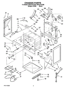 03 - Chassis Parts parts for Whirlpool Range WERC4101SQ2 from AppliancePartsPros.com