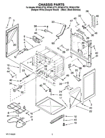 03 - Chassis Parts parts for Whirlpool Range RF362LXTS2 from AppliancePartsPros.com