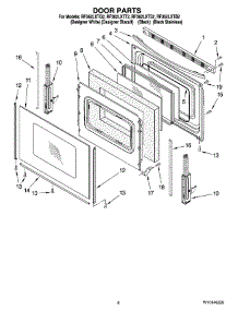 05 - Door Parts, Optional Parts (Not Included) parts for Whirlpool Range RF362LXTQ2 from AppliancePartsPros.com