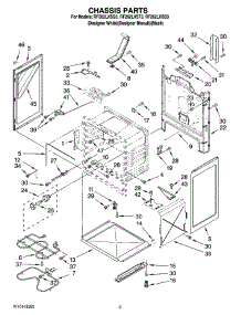 03 - Chassis Parts parts for Whirlpool Range RF262LXST3 from AppliancePartsPros.com